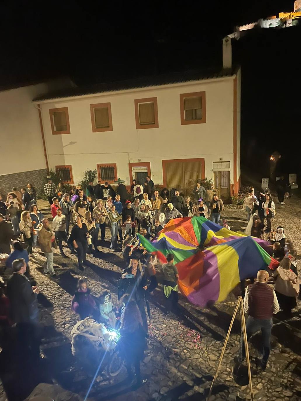 La calle Venero y su entorno acogieron las activiadades de 'Noche de Ánimas' 2022. 