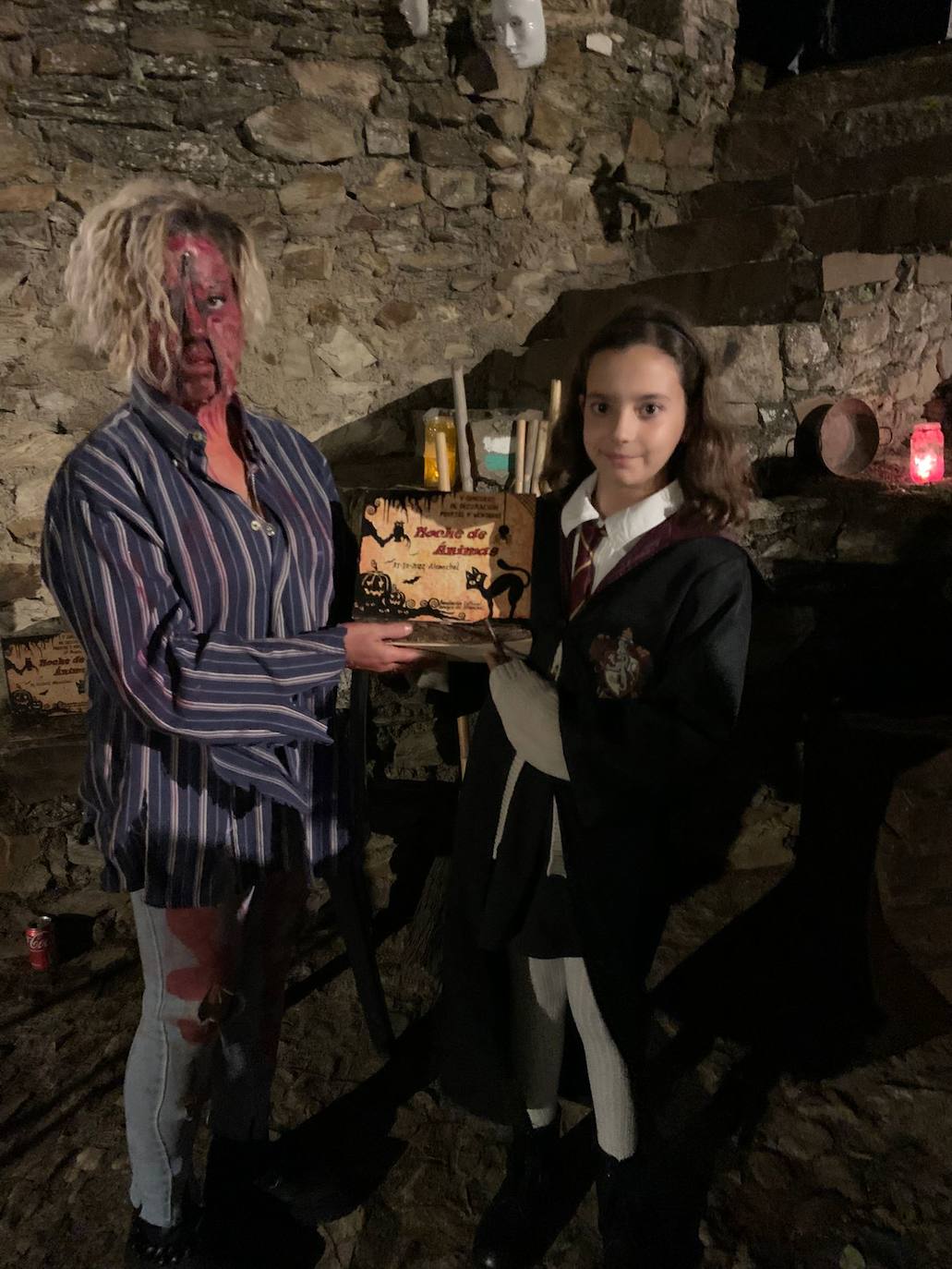 La calle Venero y su entorno acogieron las activiadades de 'Noche de Ánimas' 2022. 