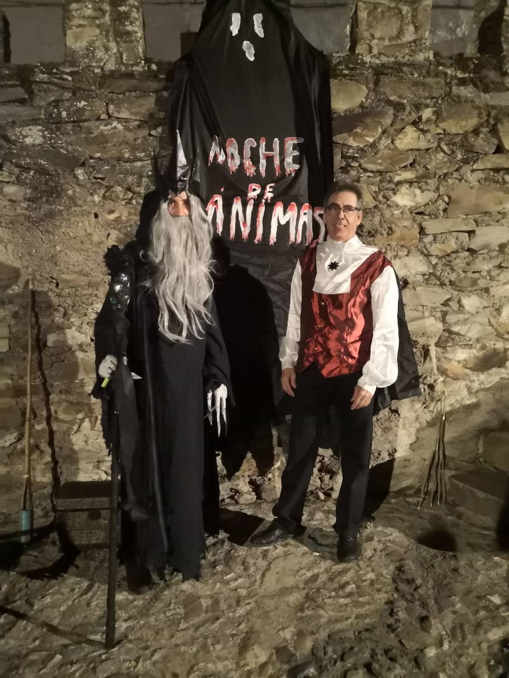 La calle Venero y su entorno acogieron las activiadades de 'Noche de Ánimas' 2022. 