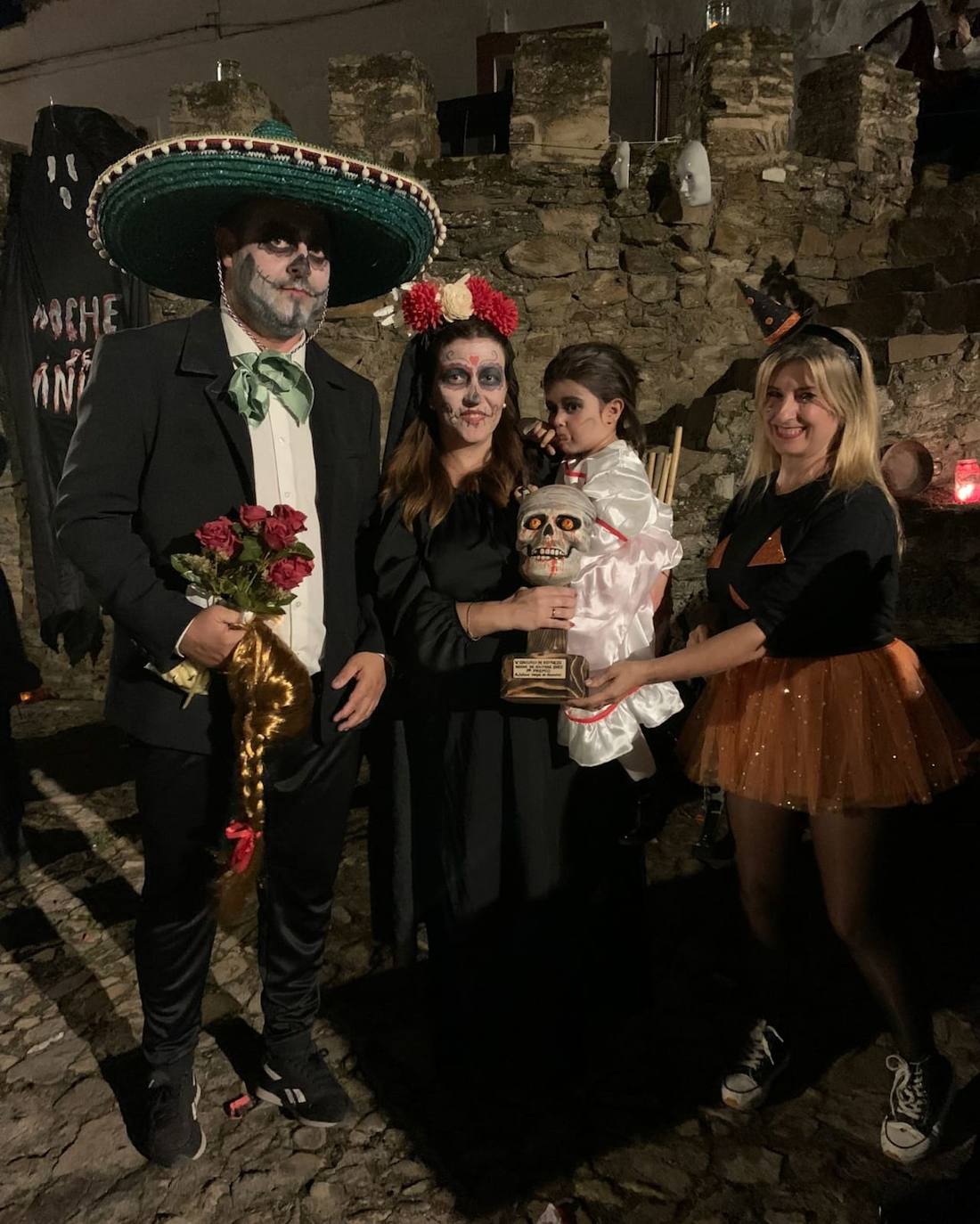 La calle Venero y su entorno acogieron las activiadades de 'Noche de Ánimas' 2022. 