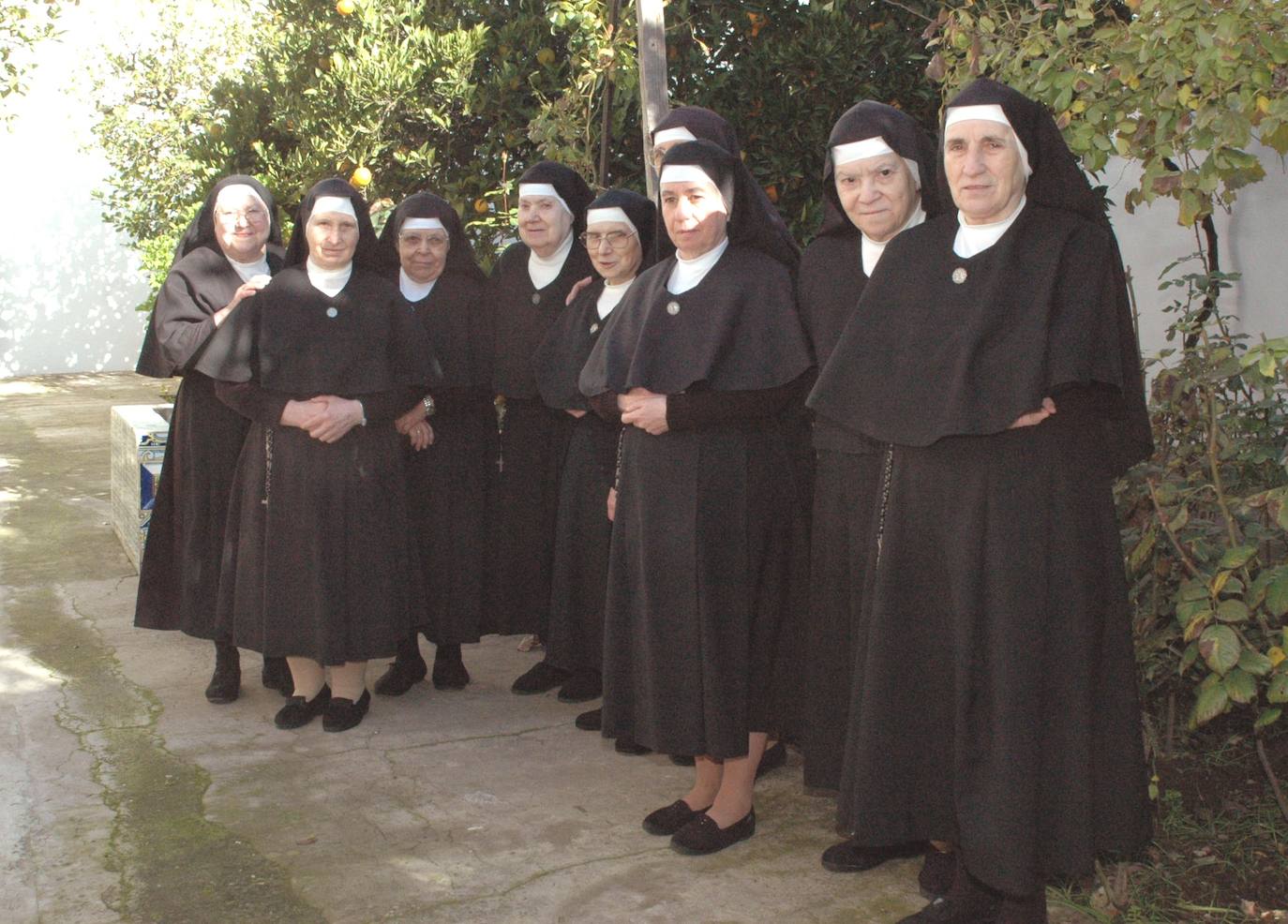 Las Siervas de María en Badajoz en el año 2005, cuidaban a los enfermos en sus casas de nueve de la noche a siete de la mañana.