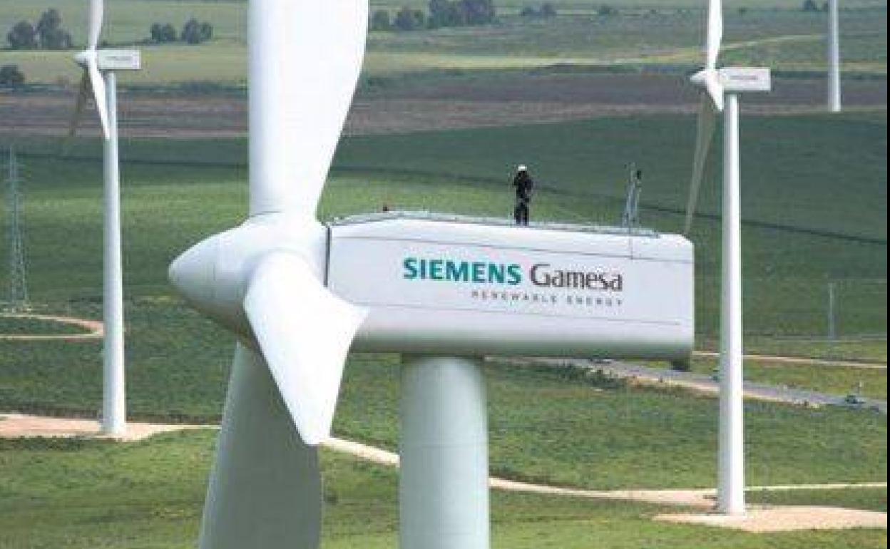 Aerogenerador de Siemens Gamesa. 