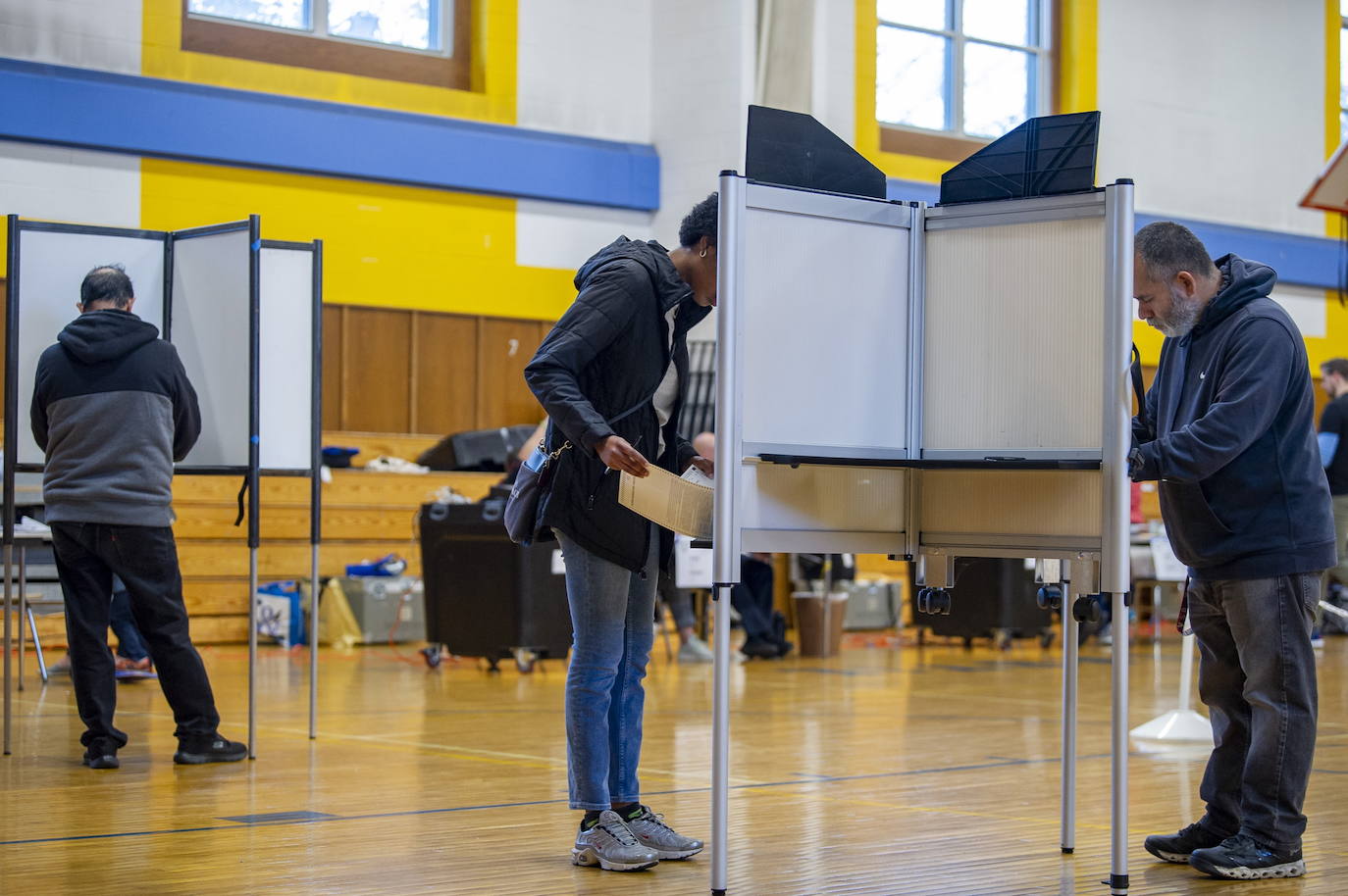 Fotos: La jornada electoral de EE UU, en imágenes