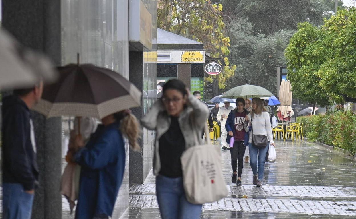 Siete de las diez localidades más lluviosas del país este martes son extremeñas