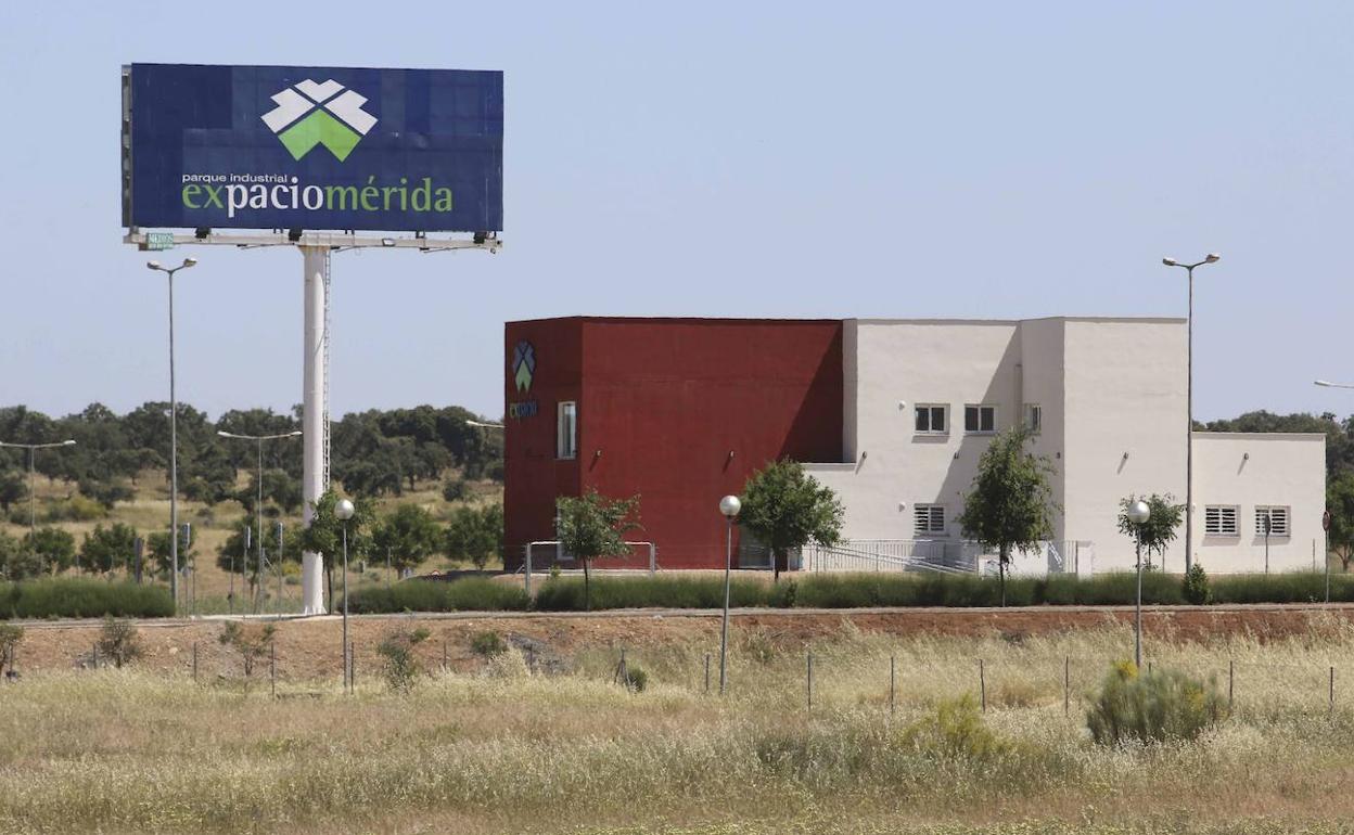 En ExpacioMérida, donde se plantea la planta azucarera, solo hay ahora una industria, una almazara. 