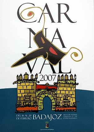 Carteles del Carnaval de Badajoz