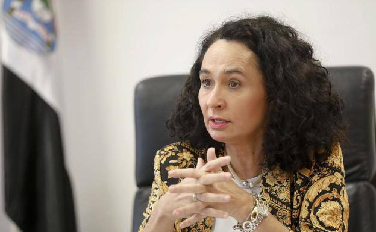 María Félix Tena, presidenta del TSJEx. 