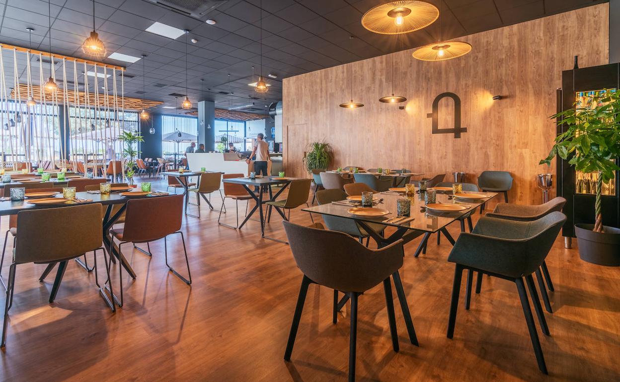 Interior del hotel y restaurante Tierra de Don Benito, beneficiario de las ayudas. 