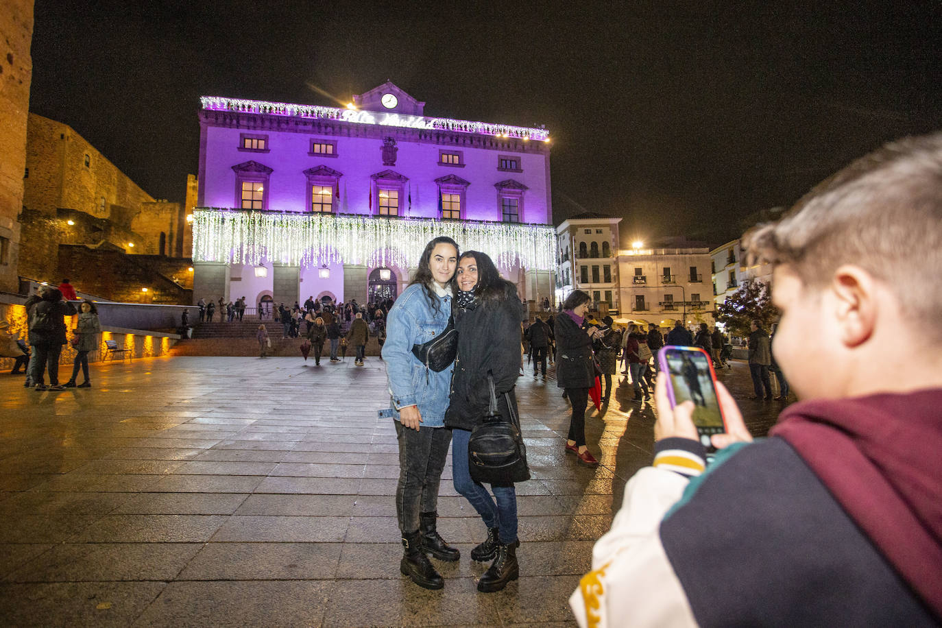 Fotos: Cáceres inaugura 45 días de Navidad