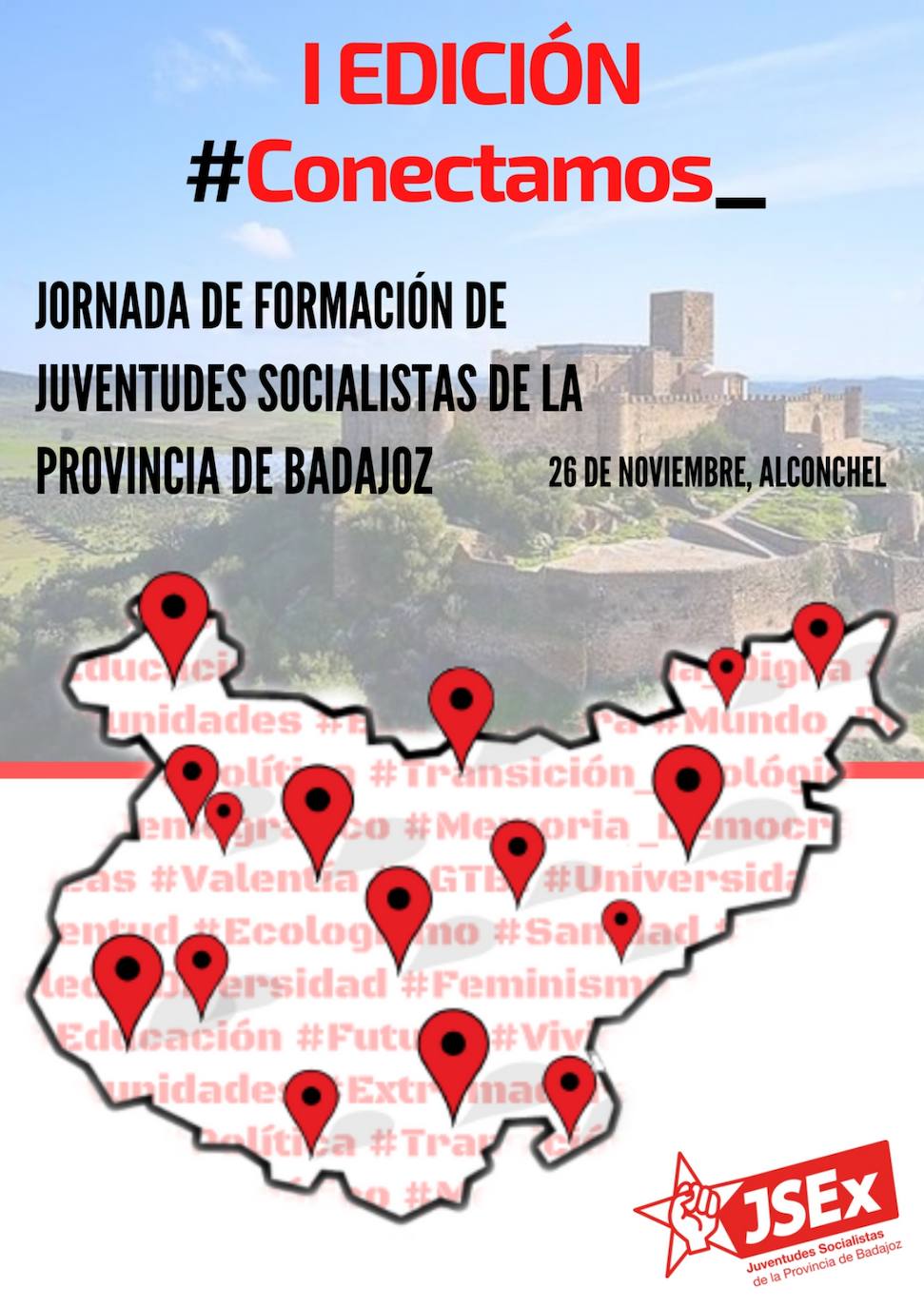 Cartel de la jornada. 