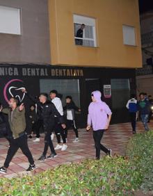 Imagen secundaria 2 - Así han celebrado en Talayuela el triunfo de Marruecos contra España en Qatar