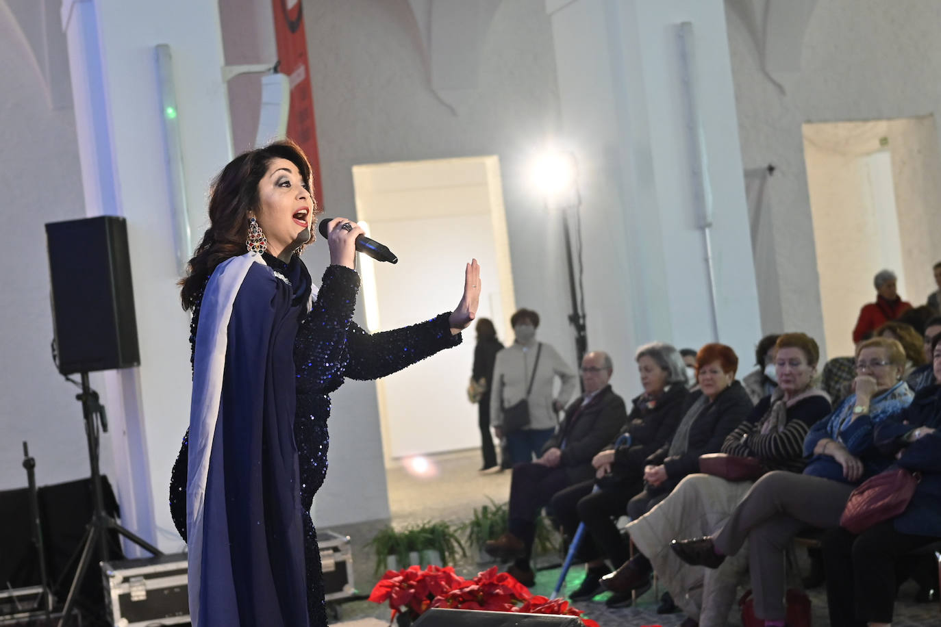 Concierto de Carmen Tena en el Festival Rosa Morena.