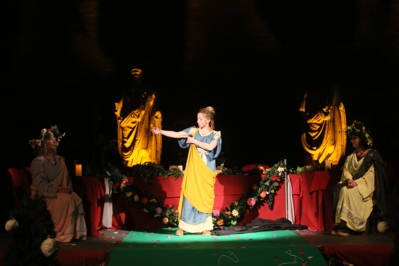 Fotos: El Museo Nacional de Arte Romano recrea los festejos de Saturnalia