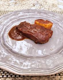 Imagen secundaria 2 - Crema de guisantes, merluza y lengua.