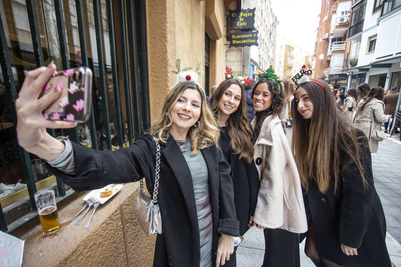 Fotos: Cañeo de Nochebuena en Cáceres