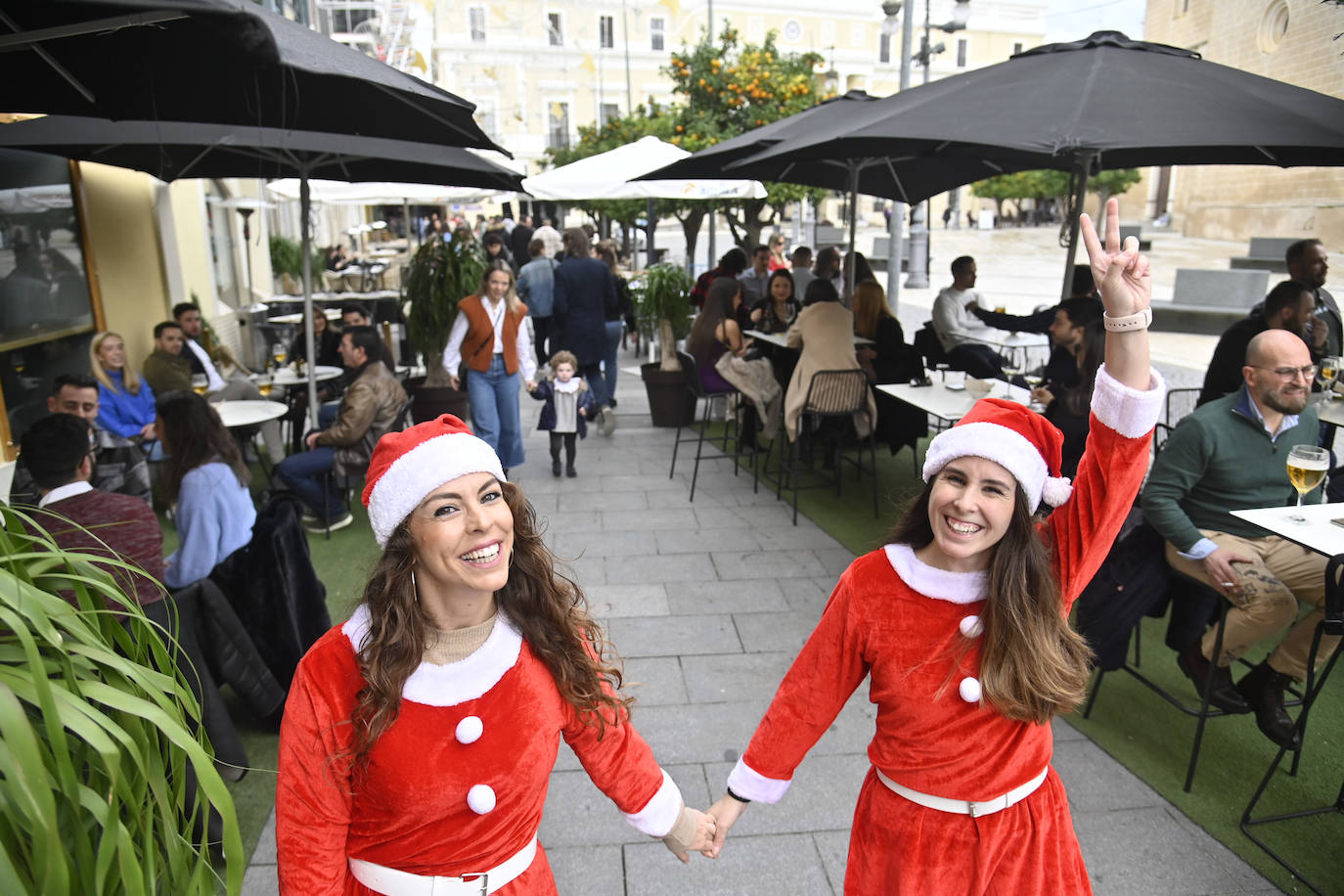 Fotos: Gran ambiente en el cañeo de Nochebuena en Badajoz