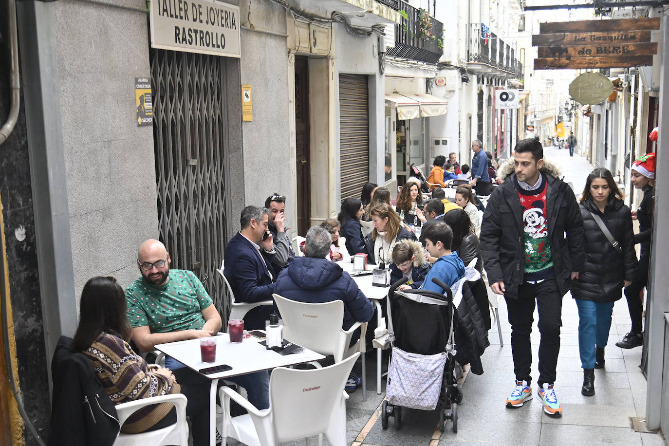 Fotos: Gran ambiente en el cañeo de Nochebuena en Badajoz