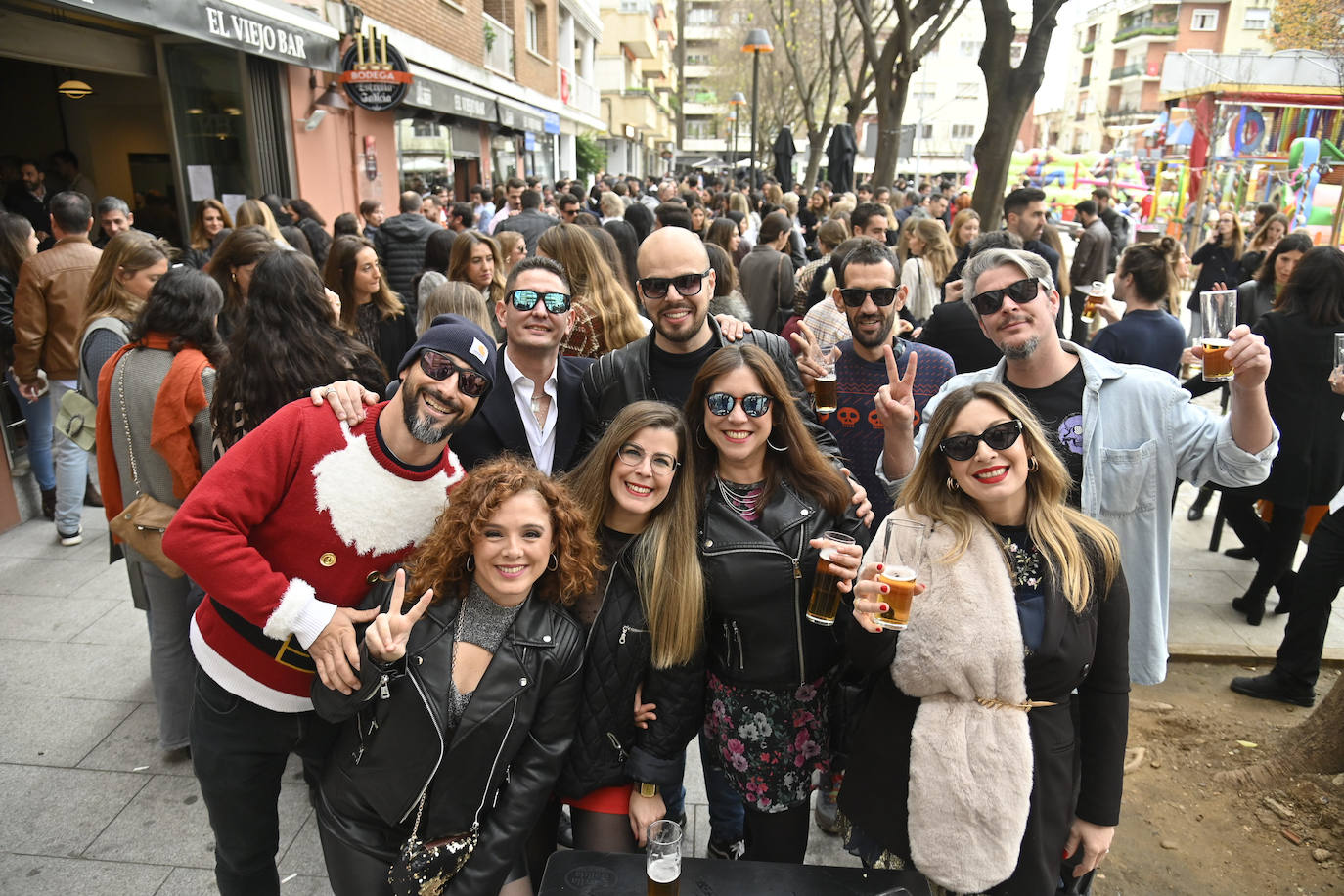 Fotos: Gran ambiente en el cañeo de Nochebuena en Badajoz