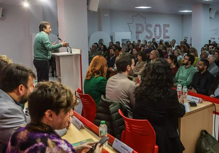 Comité regional del PSOE celebrado este sábado.