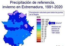 El invierno que acaba es el octavo más húmedo del periodo de referencia, que va de 1991 a 2020