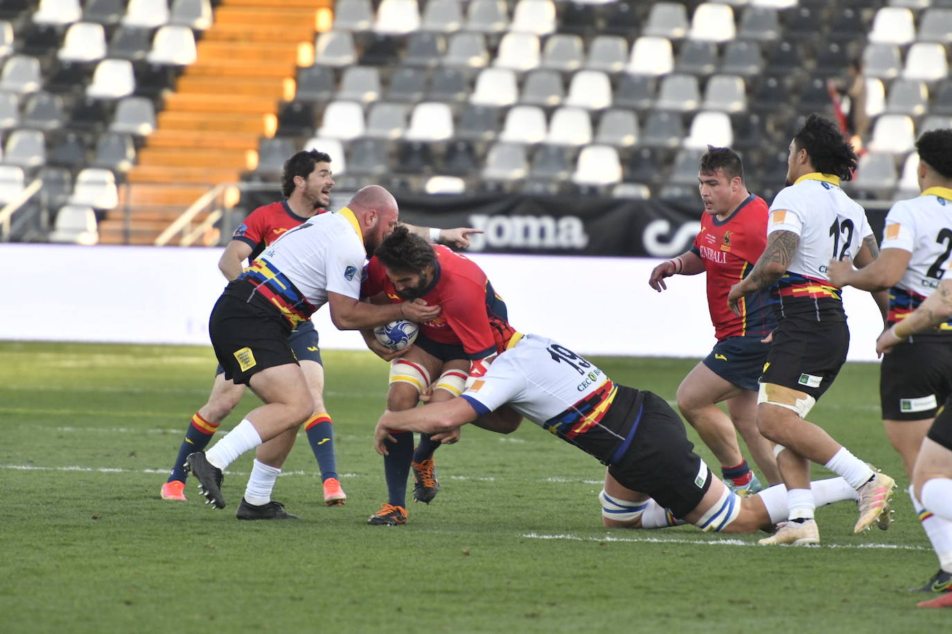 Unas 5.300 presencian en Badajoz la Europe Championship de rugby