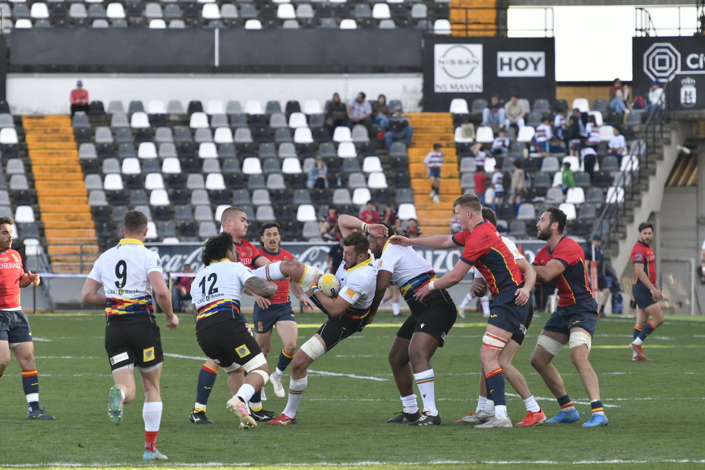 Unas 5.300 presencian en Badajoz la Europe Championship de rugby