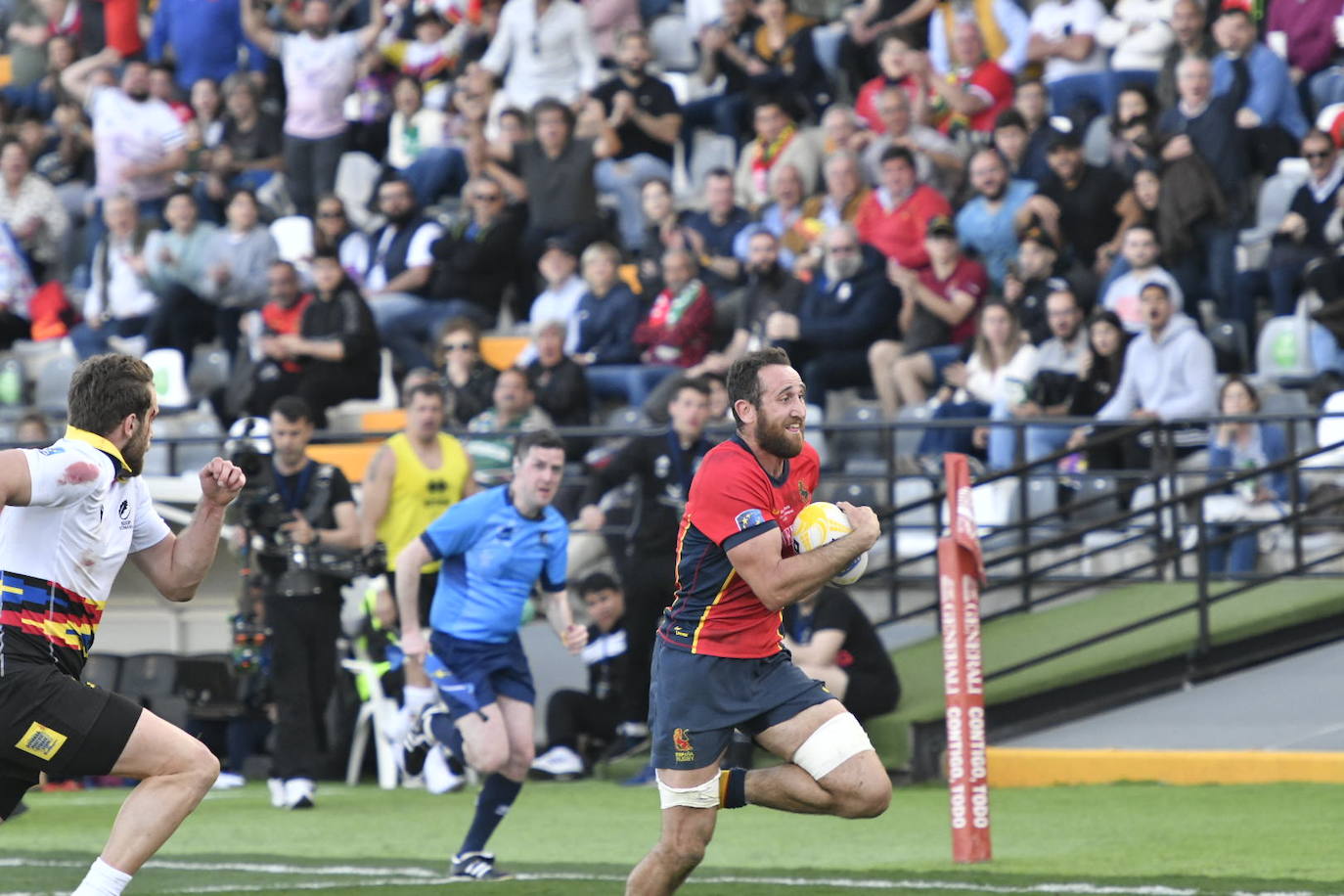 Unas 5.300 presencian en Badajoz la Europe Championship de rugby