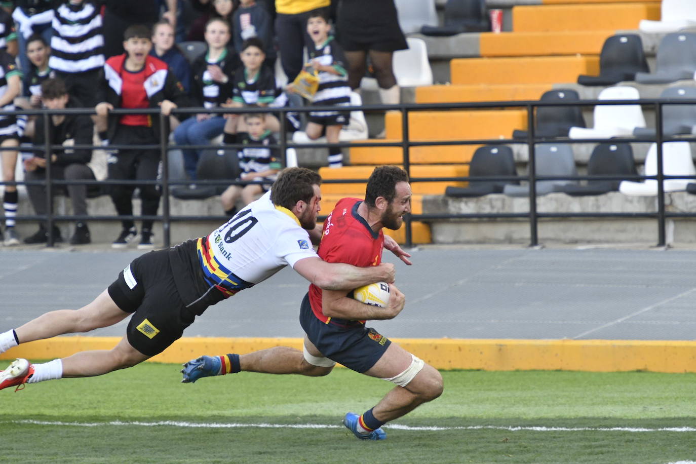 Unas 5.300 presencian en Badajoz la Europe Championship de rugby