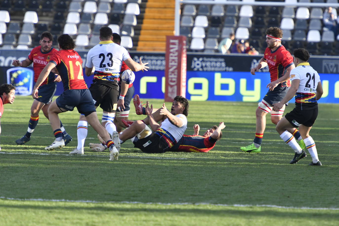 Unas 5.300 presencian en Badajoz la Europe Championship de rugby