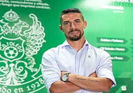 Diego Merino, nuevo técnico del Coria, durante su etapa en el Toledo.