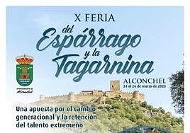 Cartel de la Feria del Espárrago y la Tagarnina de Alconchel 2023.