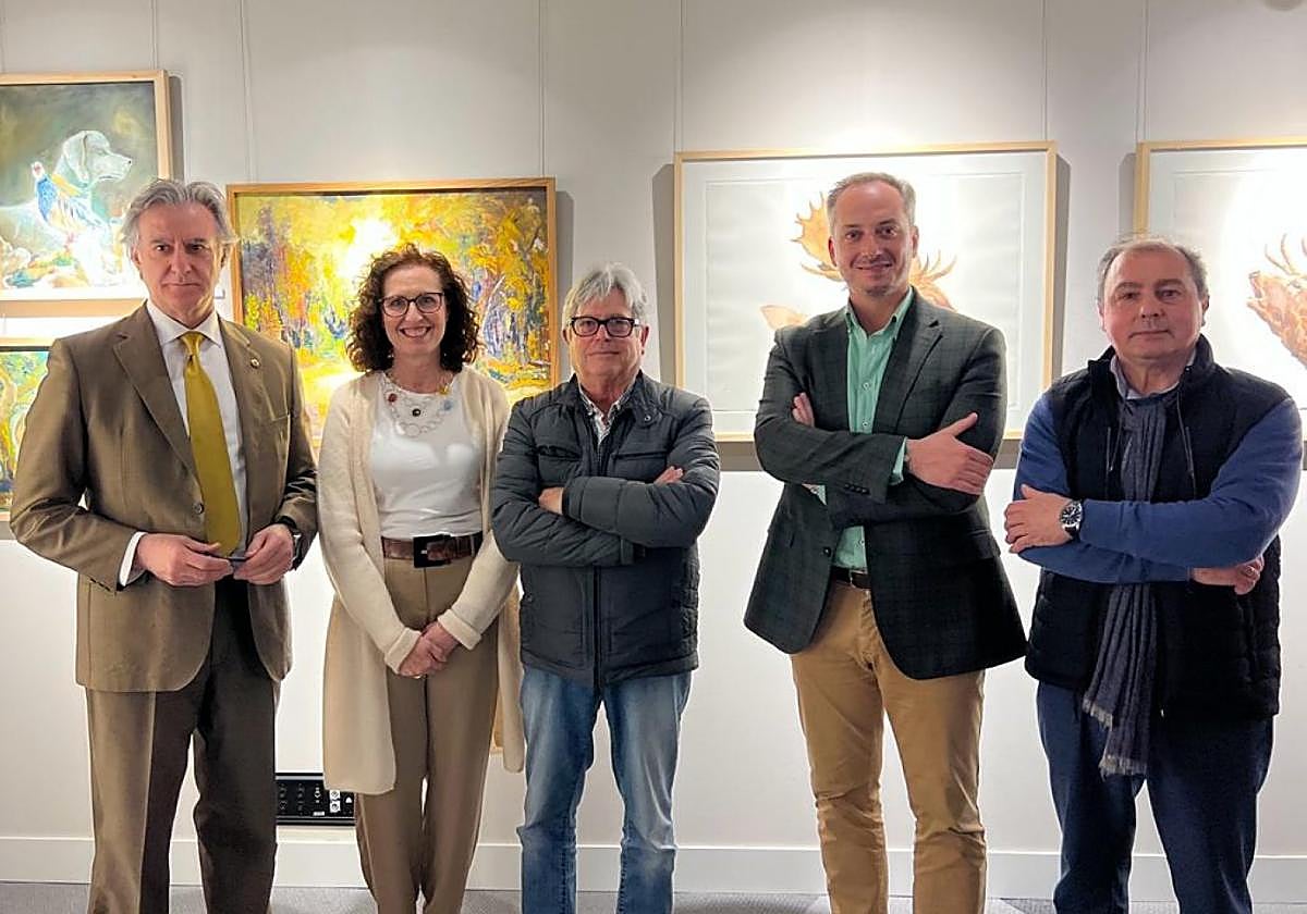 Inauguración de la exposición 'Fauna y paisajes de Extremadura'.