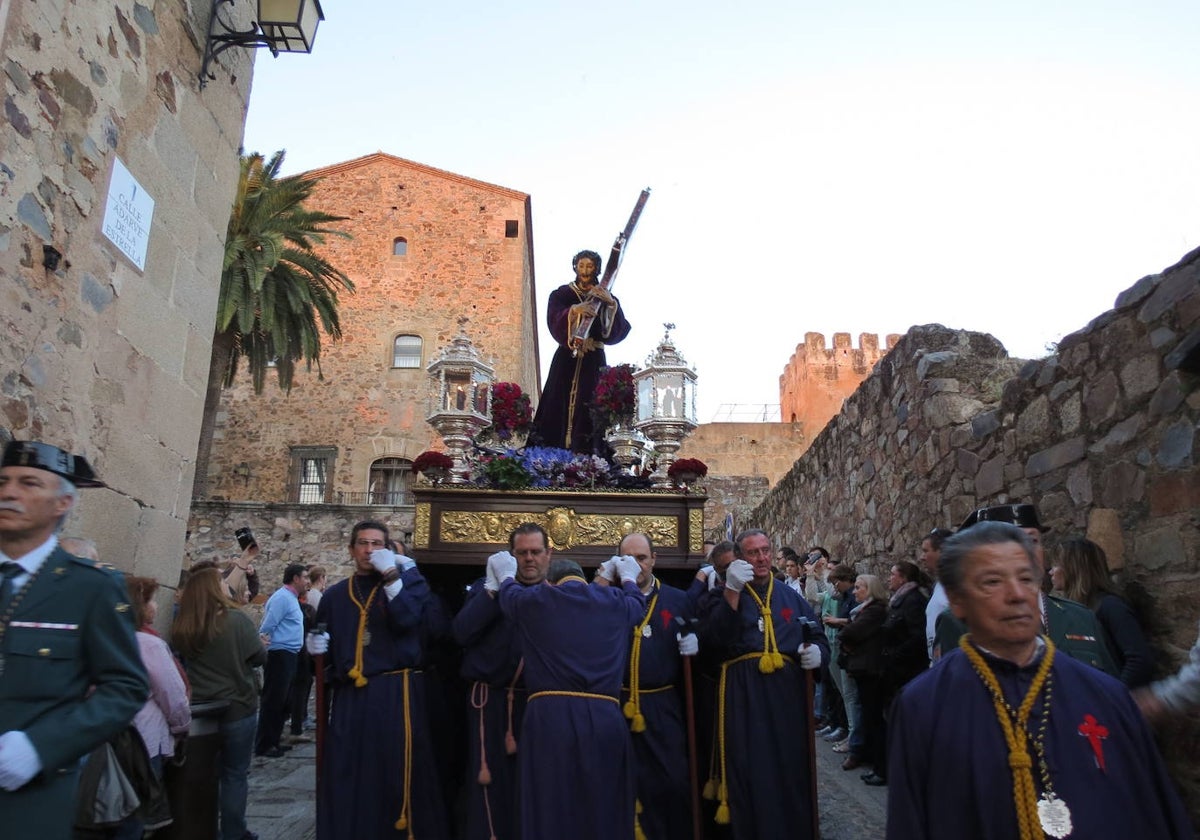 Imagen de archivo de la procesión de la Madrugada.