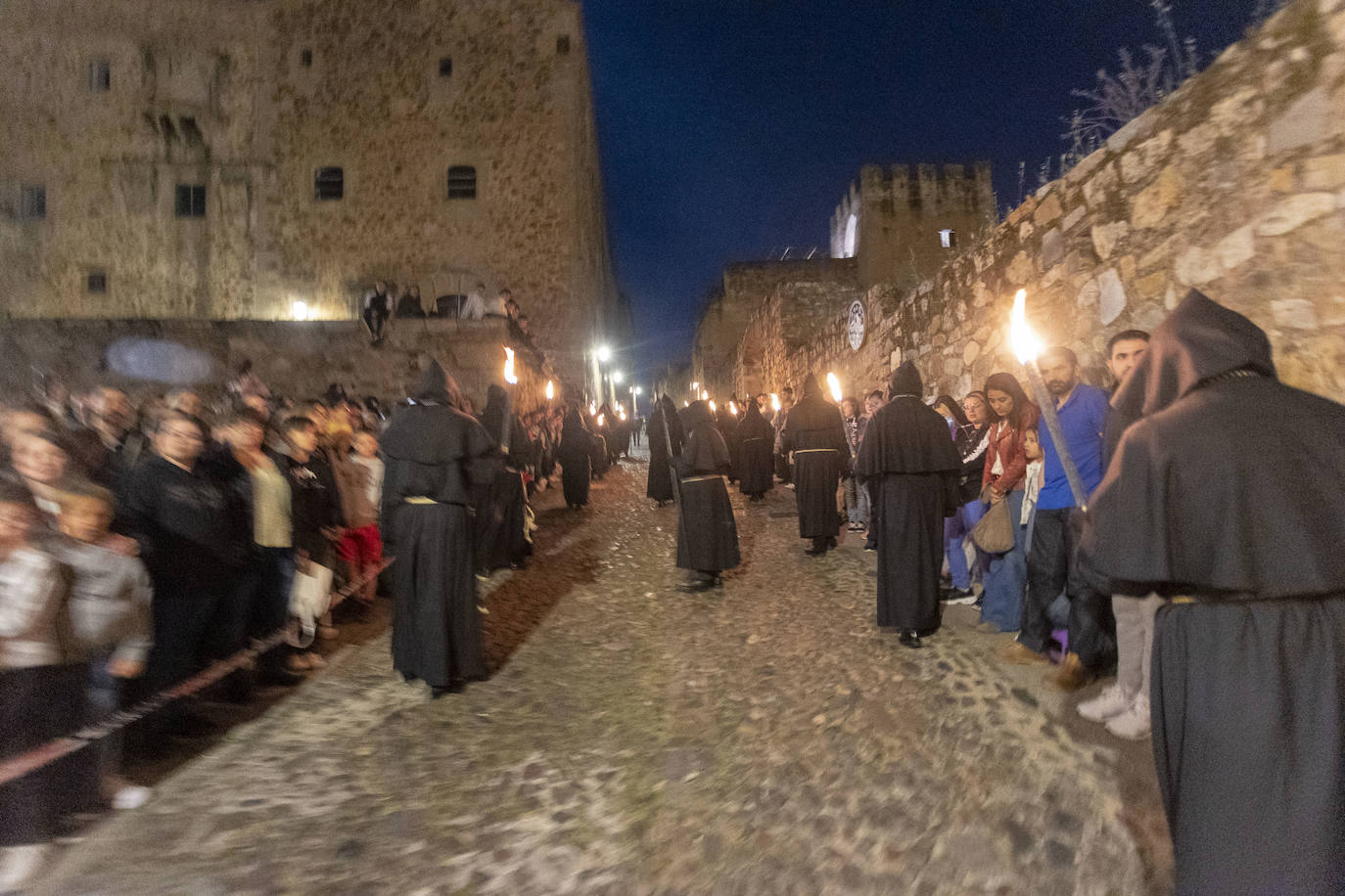 Procesión del Cristo Negro, en imágenes