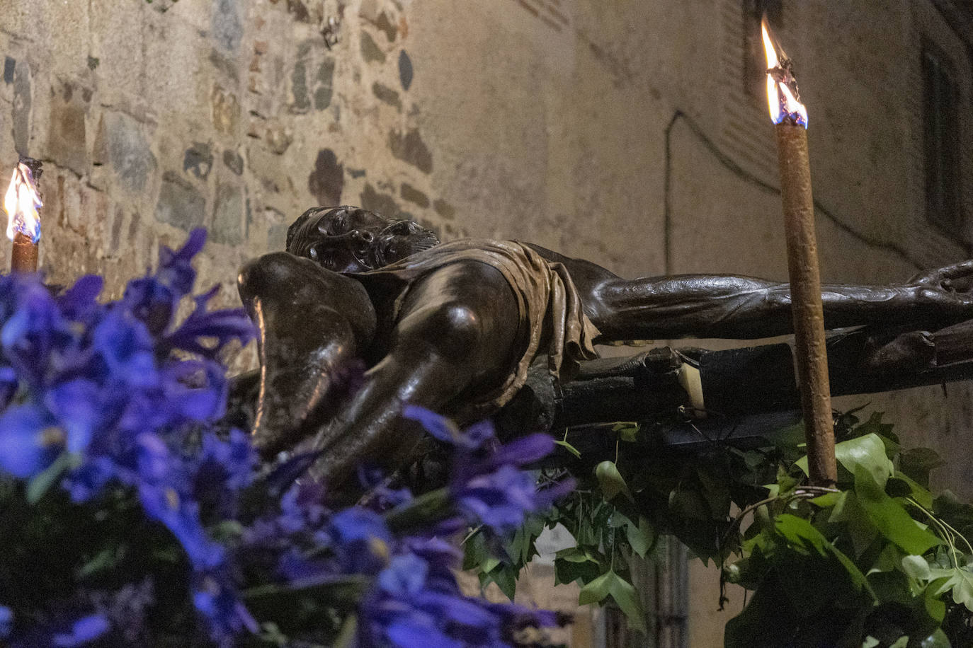 Procesión del Cristo Negro, en imágenes