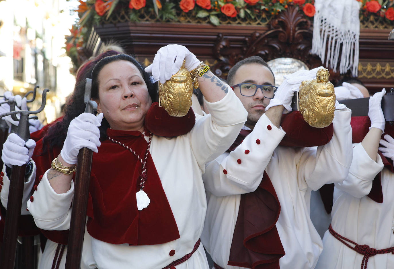 Procesión de la cofradía de la Sagrada Cena