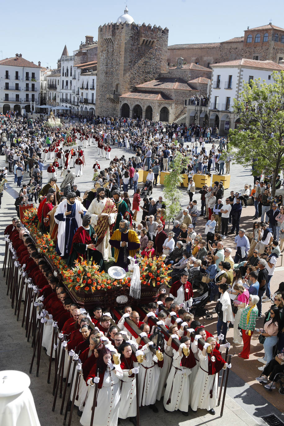 Procesión de la cofradía de la Sagrada Cena