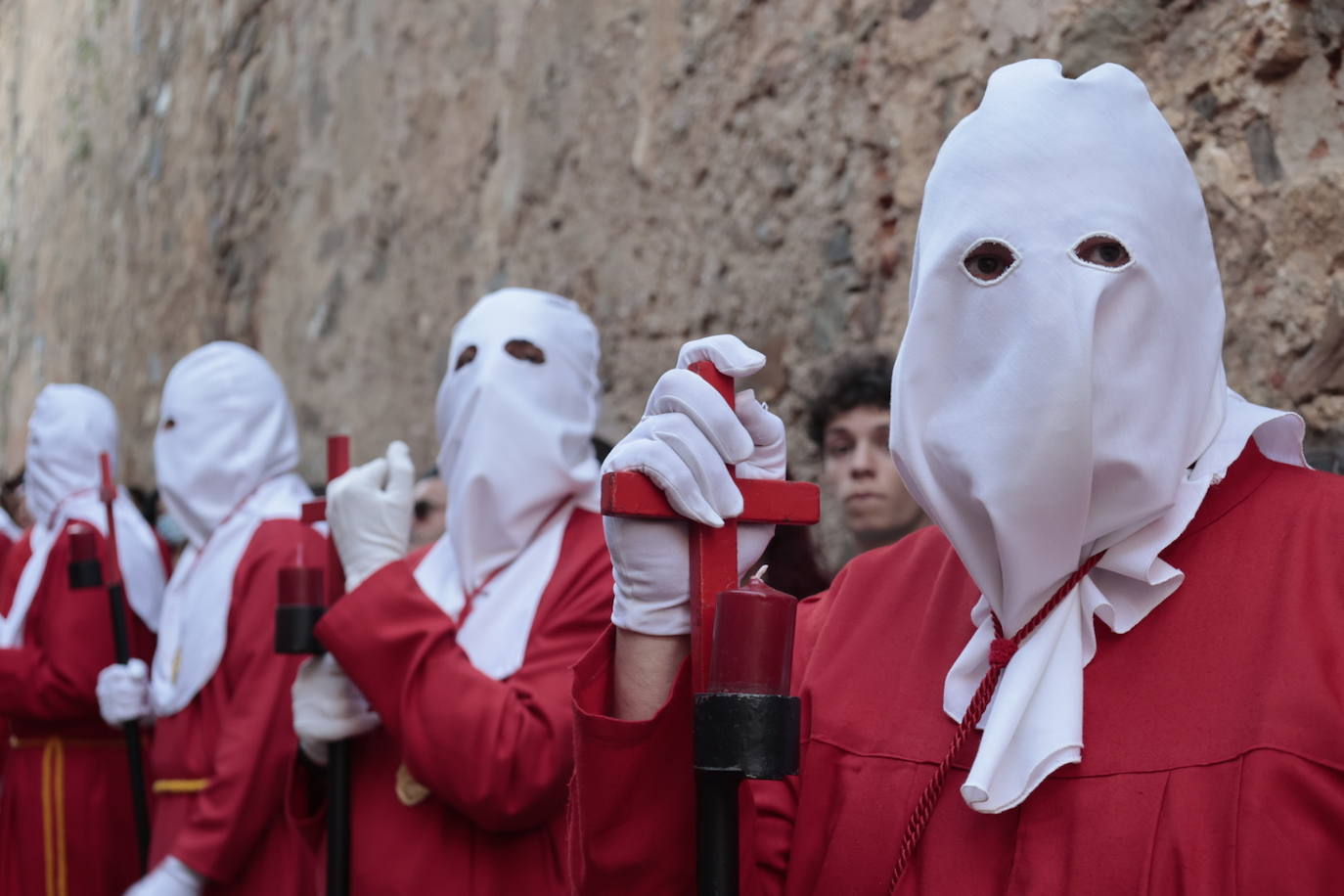 Procesión del Cristo de las Batallas con el paso de Nuestra Señora del Buen Fin.