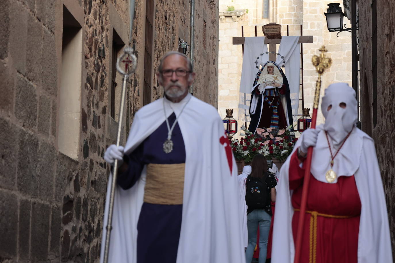 Procesión del Cristo de las Batallas con el paso de Nuestra Señora del Buen Fin.