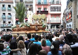 Talla de Jesús de la Pasión, que este Domingo de Resurrección saldrá de Santo Domingo a las 11 horas.