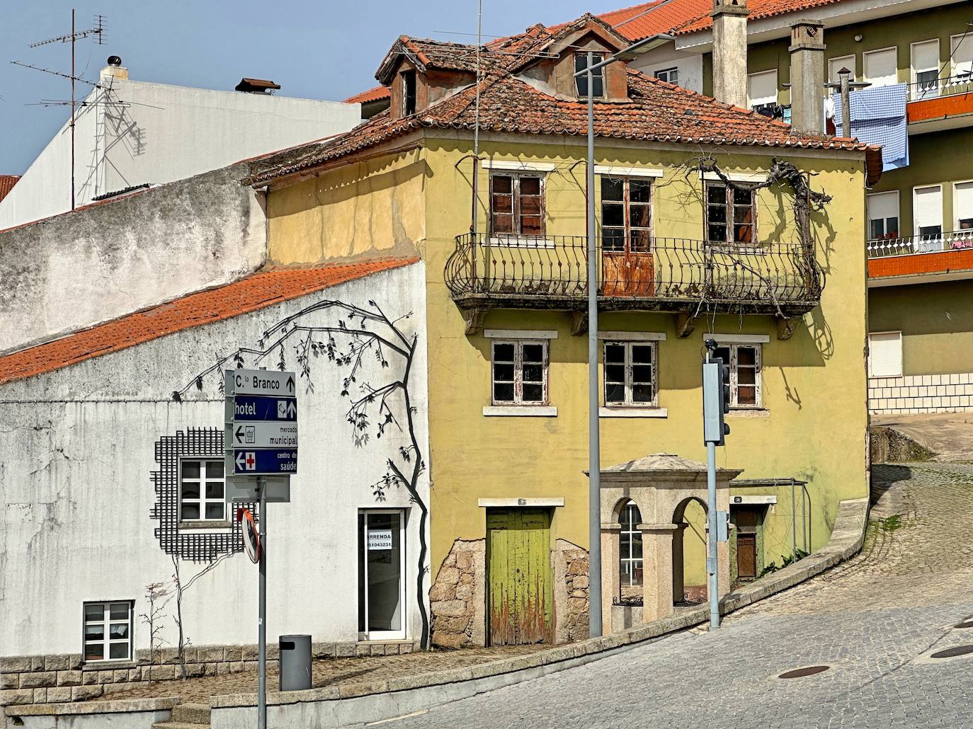 Una calle de Penamacor. 