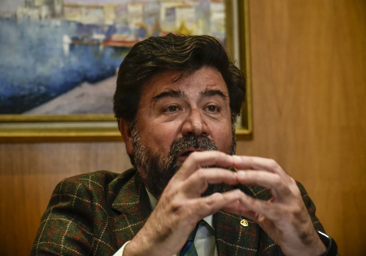 Javier Peinado, presidente de la patronal de Badajoz.