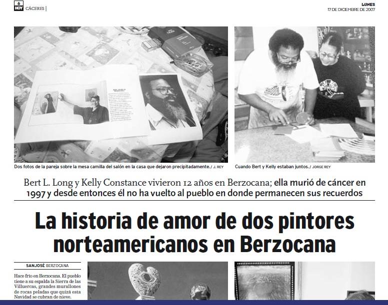 El reportaje de Sanjosé y Jorge Rey publicado en el Diario HOY el 17 de diciembre de 2007.