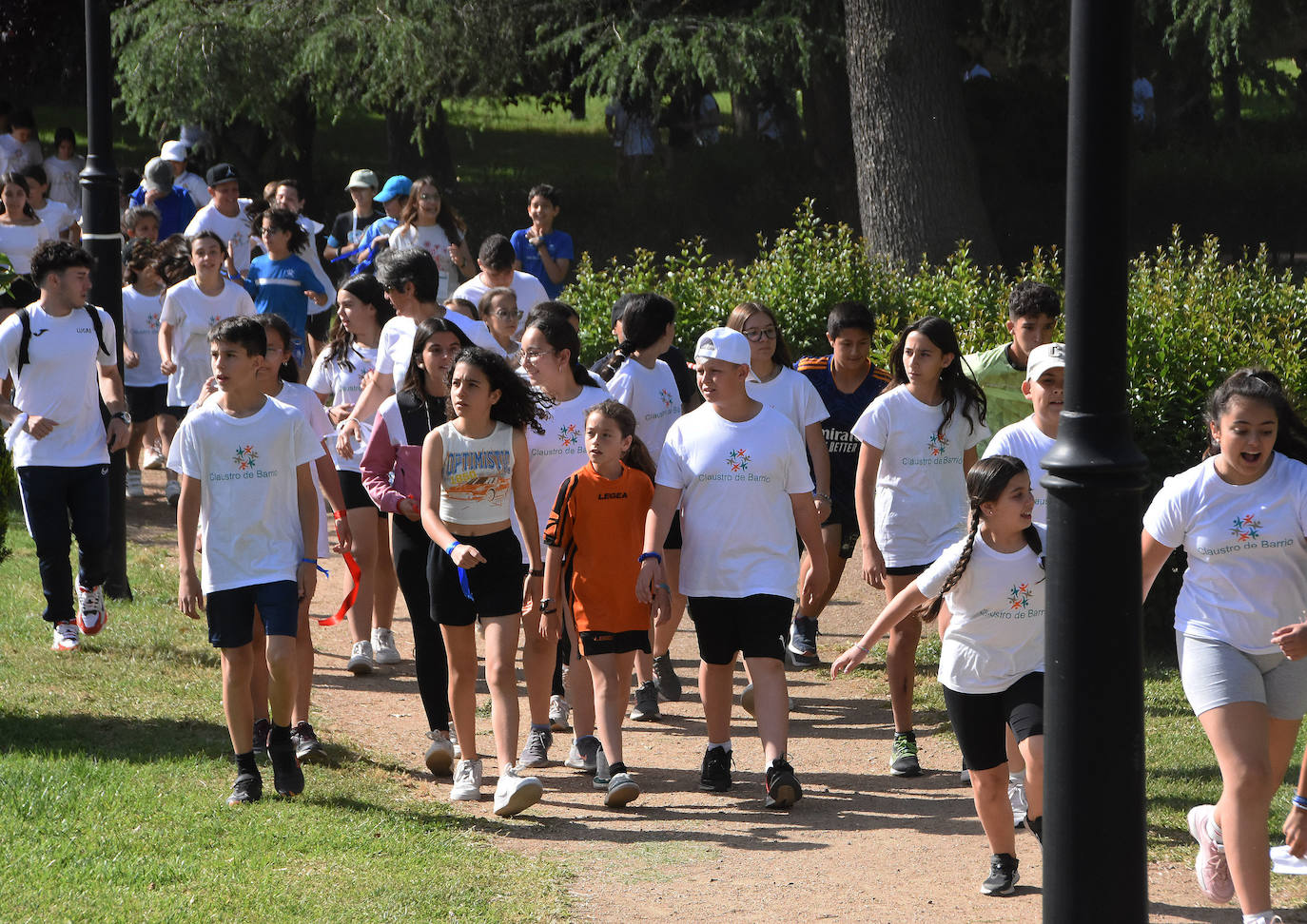 Imágenes de la ruta solidaria.