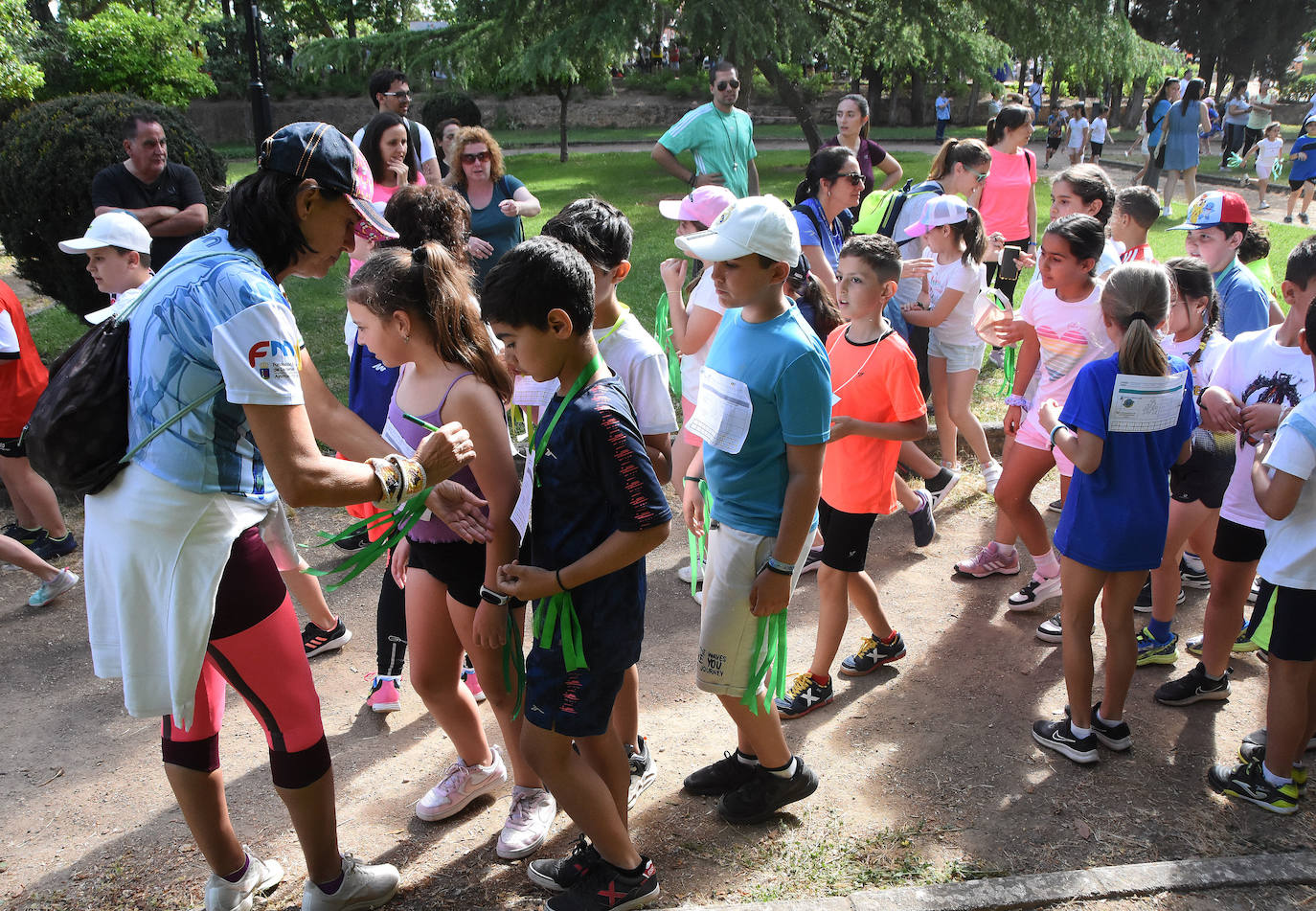 Imágenes de la ruta solidaria.