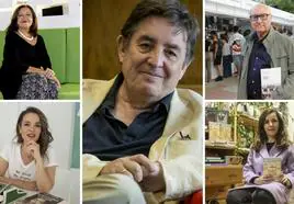 Algunos de los autores que estarán en la Feria del Libro de Mérida este año.