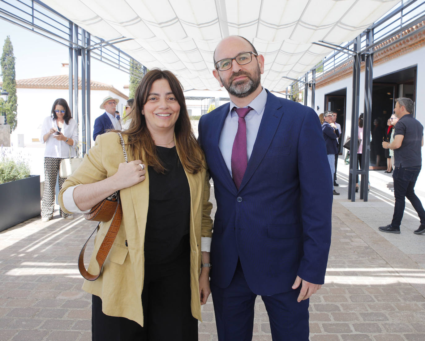 Carmen Polo y Aurelio Guisado