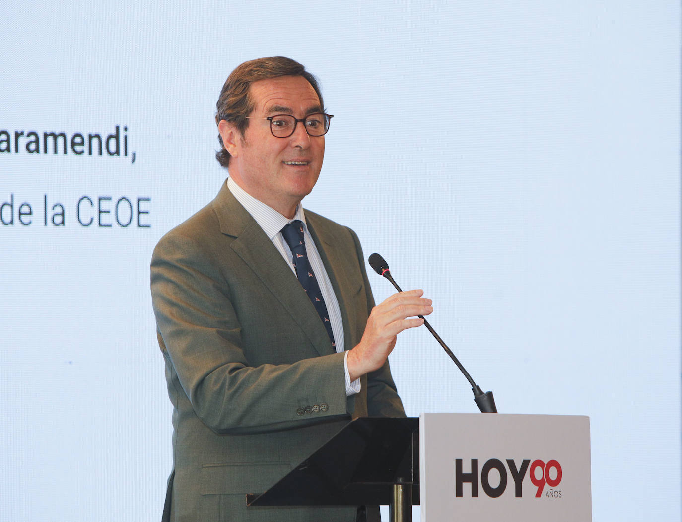 Antonio Garamendi, presidente de la CEOE