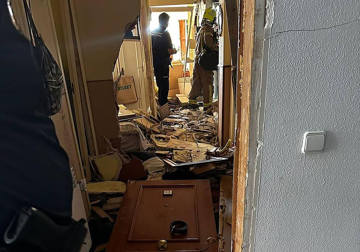 Así ha quedado el edificio tras la explosión de gas en Plasencia
