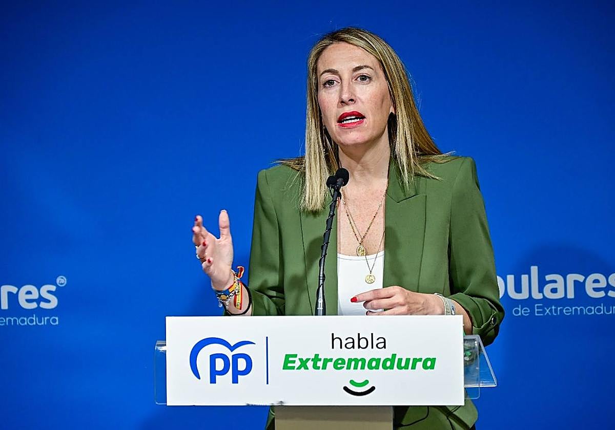 Guardiola, este martes en Mérida.